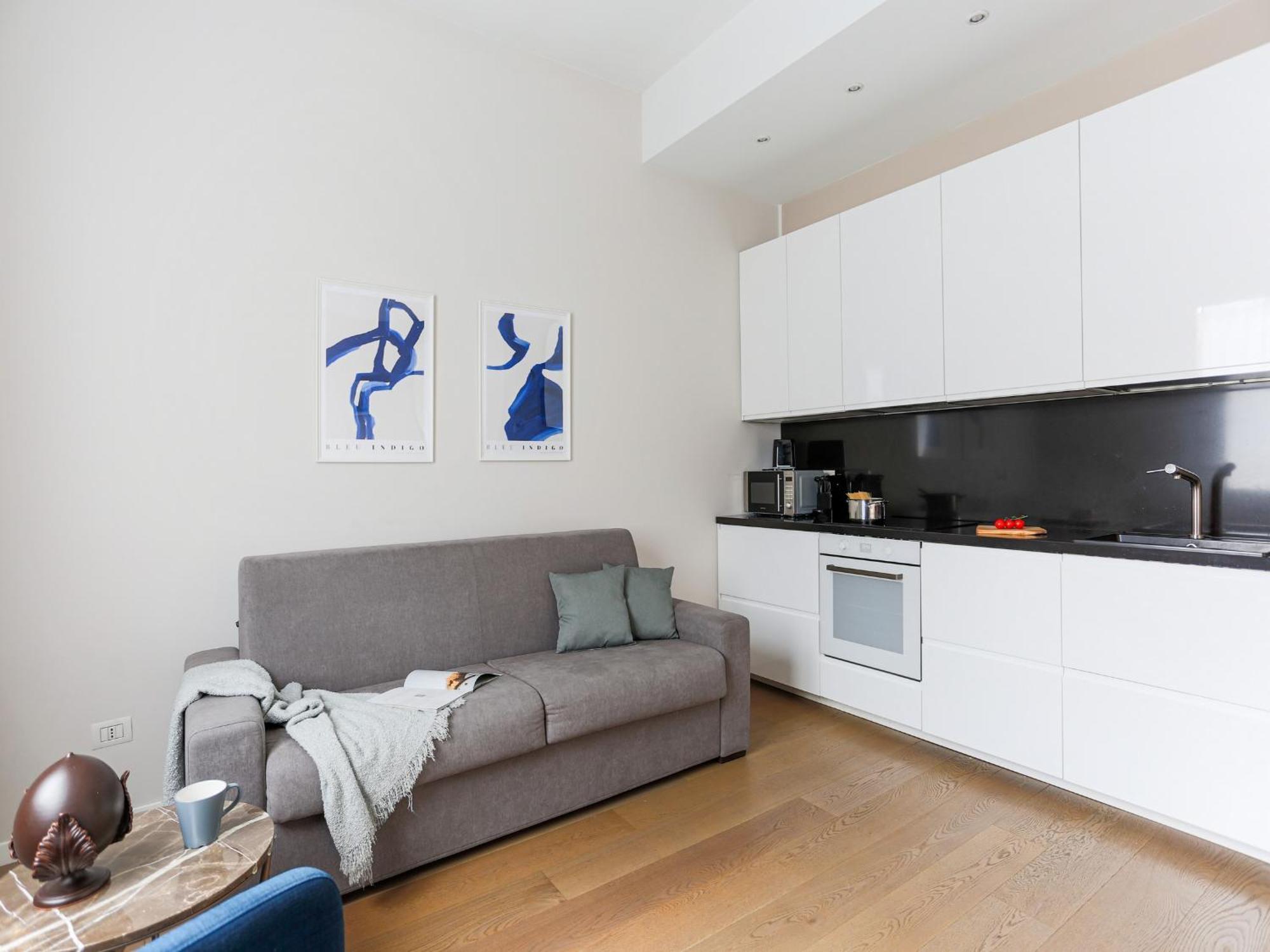 The Best Rent - One-Bedroom Apartment In Moscova Milan Bagian luar foto